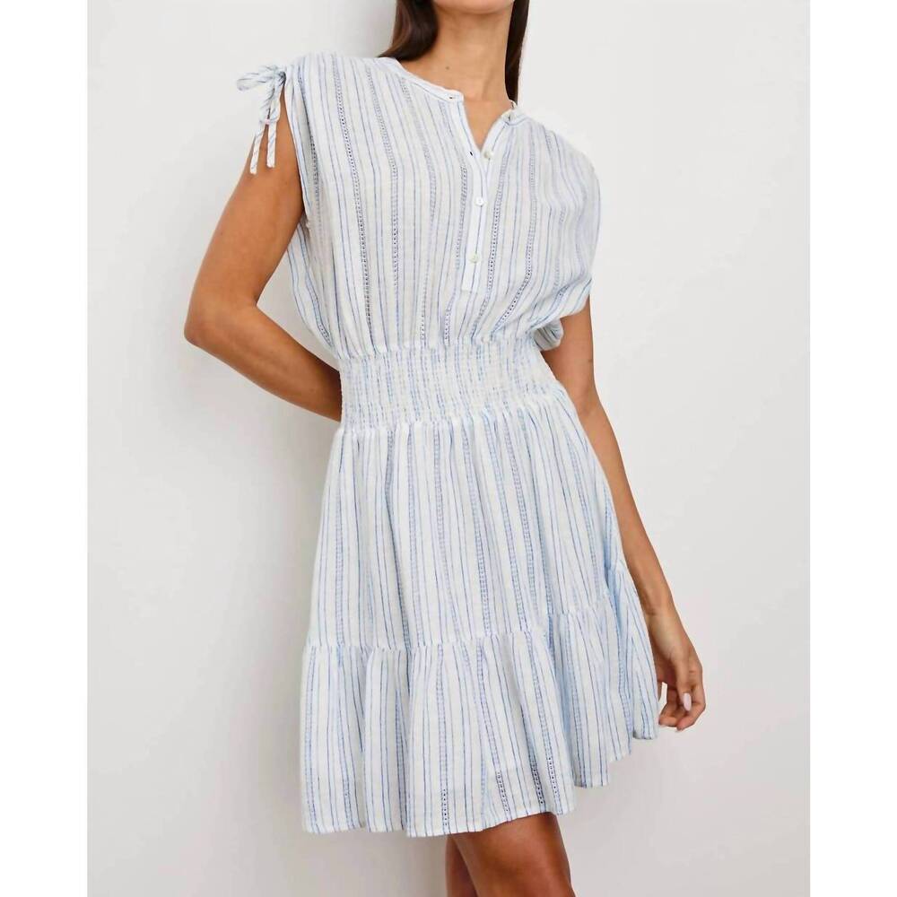 NEW RAILS samina mini dress in sonoma stripe